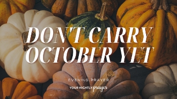 <p>October can bring beautiful things—cooler evenings, changing leaves, and a new season—but it can also bring new worries about finances, family, health, schedules, and the holidays ahead.</p><p>In this <strong>Your Nightly Prayer</strong> devotional, Michelle Treacy reflects on Isaiah 26:3 and what it means to have a steadfast mind anchored in God.</p><p><strong>What does Isaiah 26:3 teach about peace?</strong> Biblical peace isn't dependent on having a predictable month ahead. Isaiah connects peace with trusting God and continually returning our thoughts to Him.</p><p>Before you carry tomorrow's worries into tonight, take a few quiet moments to pray and begin October resting in God's peace.</p><p>📖 Read more <strong>Your Nightly Prayer</strong> devotionals:</p><p><a href="https://www.crosswalk.com/devotionals/your-nightly-prayer/" target="_blank">https://www.crosswalk.com/devotionals/your-nightly-prayer/</a></p><p><br></p><p><span style="color: rgb(15, 15, 15);">00:00 - Tonight’s Scripture</span></p><p><span style="color: rgb(15, 15, 15);">00:15 - Your Nightly Prayer</span></p><p><span style="color: rgb(15, 15, 15);">00:58 - Something to Ponder</span></p><p><span style="color: rgb(15, 15, 15);">02:48 - Three Things to Meditate Upon</span></p>
