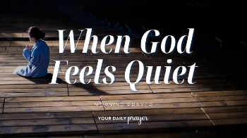 <p>Does God's silence ever make you wonder whether He's listening?</p><p>Isaiah 18:4 gives us an unusual picture of God remaining quiet while still watching. In today's Your Daily Prayer, Whitney Hopler reflects on how Christians can continue trusting God's character when answers aren't immediate and His work isn't obvious.</p><p>God's quietness should not automatically be mistaken for His absence. Pray today for a faith that continues trusting Him even when you don't understand what He's doing.</p><p><br></p><p>00:00 - Today’s Scripture</p><p>00:22 - Your Daily Prayer</p><p>01:21 - Devotional</p>
