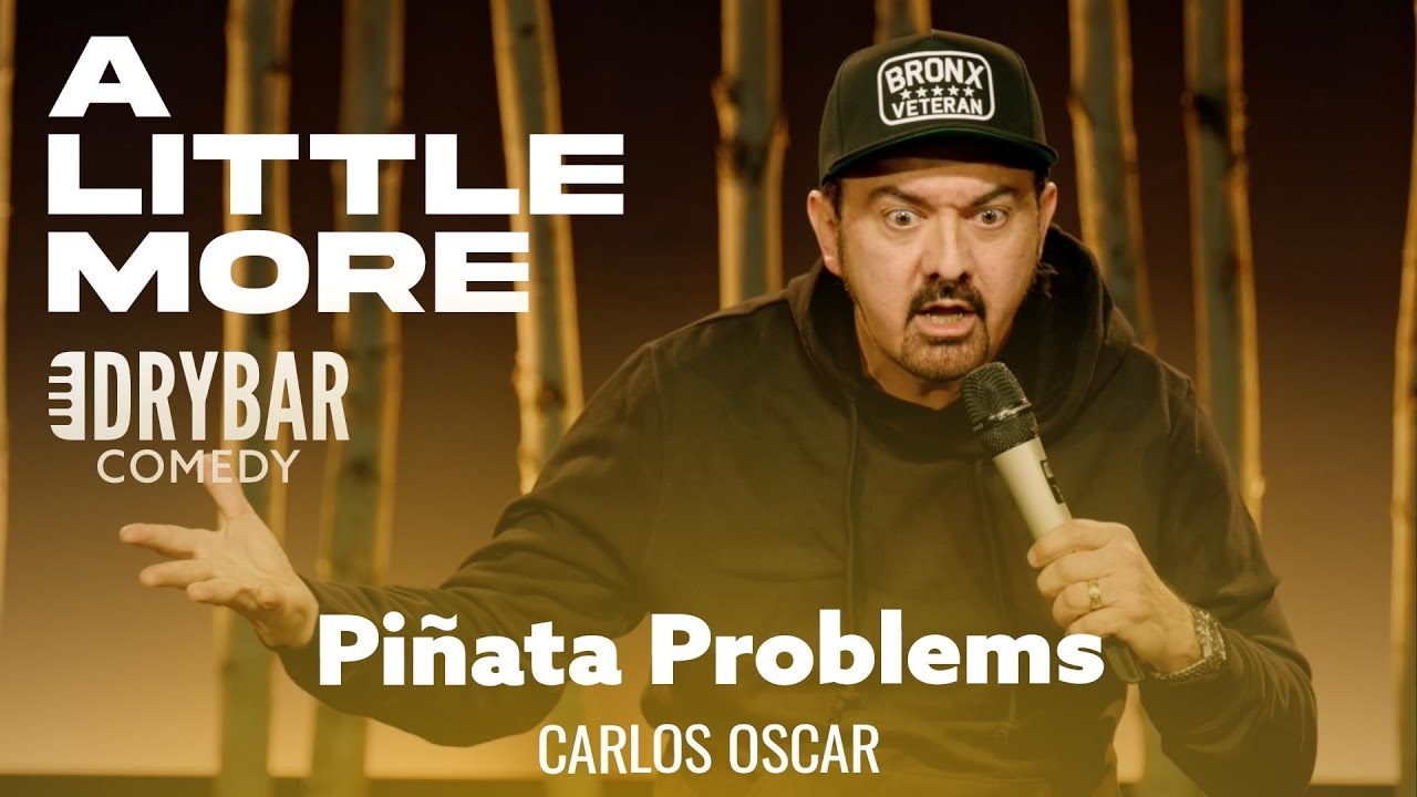 <p>High-energy comedian Carlos Oscar breaks down the chaotic, dangerous tradition of birthday party piñatas in Latino households. From blindfolding kids with bats to aggressive mother-in-law antics, Carlos brings immense physical comedy and sharp wit to the stage.</p>