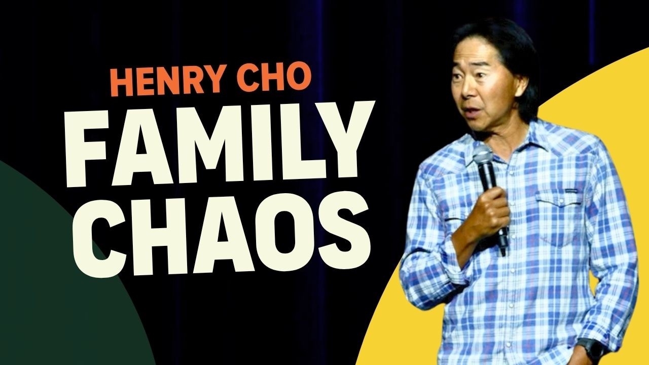 <p>Clean comedy master Henry Cho shares hilarious stories from family vacations and shopping trips. He recounts the time his wife misread a concert ticket policy for a Mexican band and thought their name was "No Camaras," turning it into a running family joke that has lasted for years.</p>