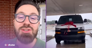 <p>Former American Idol contestant and worship singer Danny Gokey and his team surprise a charitable organization with a new van and other gifts, and it is such a blessing. His generosity is surely much appreciated. Watch the video to see the gift.</p><p><br></p><p>The organization, called Clothed by Faith, collects and donates clothing, essential items, and shoes for children and adults in need. In addition to a brand new cargo van with a shiny red bow, Danny and his team also created an Amazon wishlist for the organization, which many people contributed to.&nbsp;</p><p><br></p><p>Danny was able to bring them hundreds of items that people had ordered for them.&nbsp;</p><p><br></p><p>“It felt like Christmas all over again, having all the volunteers and my ministry team helping open all </p><p>these gifts!” Danny <a href="https://www.youtube.com/shorts/yEfbGYsS5Fk" rel="noopener noreferrer" target="_blank">said</a>. And “to say they were ecstatic [about the van] would be an understatement!”&nbsp;</p><p><br></p><h2>The Power of Blessing Others</h2><p><br></p><p>After Danny gifted them the van, he and his team prayed with the non-profit that the vehicle would help them in their mission as they bless family after family. Clothed by Faith <a href="https://www.clothedbyfaith.org/aboutcbf" rel="noopener noreferrer" target="_blank">started</a> after Abi Fourie, a daughter from an immigrant family, felt called to help others. She grew up in poverty and wanted to help others who had similar experiences.&nbsp;</p><p><br></p><p>In the video, Danny uses his song, “I Got You," as a background message. Some of the song’s <a href="https://genius.com/Danny-gokey-i-got-you-lyrics" rel="noopener noreferrer" target="_blank">lyrics</a> are:</p><p><br></p><p>In the joy, in the pain, in the waiting (In the waiting)</p><p>In the flood, in the fire, in the breaking (Oh)</p><p>I'm standing on You (Standing on You), so I won't be moved (I won't be moved)</p><p>Yeah, I'll get through, 'cause I got You (You)</p><p><br></p><p>It is so wonderful that Danny is able to bless another ministry like this. He shares the Gospel and sings the Gospel and always shares hope with others. It is great that he’s assisting people practically, too. We know the ministry appreciates it, and the people that they help do too.&nbsp;</p><p><br></p><p><strong>YOU MAY ALSO LIKE: </strong><a href="https://www.godtube.com/watch/?v=1F1EF1NU" rel="noopener noreferrer" target="_blank"><strong>'The Comeback' - Danny Gokey Performance</strong></a></p>