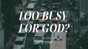 <p>Does your schedule feel so full that you barely have time to breathe?</p><p>Between work, family, financial responsibilities, and everyday demands, it can be difficult to know what deserves your attention first.</p><p>In today's Your Daily Prayer, Emily Rose Massey reflects on Matthew 6:33 and Jesus' invitation to seek God's kingdom before allowing worry to control our hearts.</p><p>This prayer asks God for wisdom to prioritize our responsibilities, recognize unhealthy distractions, and find peace even when our schedules remain full.</p><p>You don't need to have everything organized before coming to God. You can seek Him right in the middle of your busy day.</p><p><br></p><p>00:00 - Today's Scripture</p><p>00:19 - Your Daily Prayer</p><p>01:23 - Devotional</p>