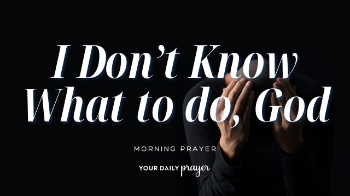 <p>What do you do when you've tried everything you know to do, but nothing has changed?</p><p>Sometimes life leaves us facing situations we cannot fix, relationships we cannot repair alone, and circumstances we cannot control.</p><p>In today's Your Daily Prayer, Tammy Darling shares an honest reflection on feeling overwhelmed by a painful situation involving her past.</p><p>Turning to 2 Chronicles 20:12, she finds encouragement in King Jehoshaphat's prayer:</p><p><strong>“We do not know what to do, but our eyes are on you.”</strong></p><p>This devotional explores six ways to keep moving forward when answers aren't clear: remembering, trusting, hoping, grieving, praying, and praising.</p><p>If you're feeling stuck, uncertain, or emotionally exhausted, this prayer is an invitation to bring your unanswered questions to God.</p>