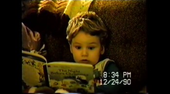 3 Year Old Reads The Night Before Christmas 