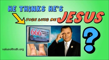 Man Thinks He's Jesus...?  Jose Luis De Jesus (666 man) 