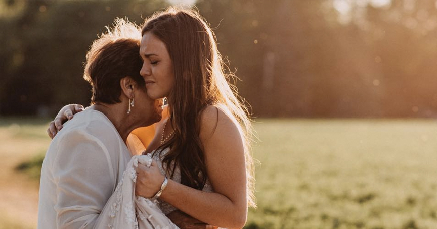 The Heartbreaking Reason This Bride's 'First Look' Isn't With The Groom _ Brittany Marr _ god updates