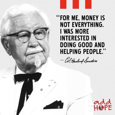 colonel sanders accepted jesus testimony 3