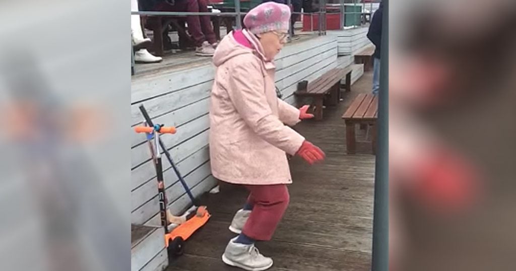 granny dancing to sweet dreams goes viral