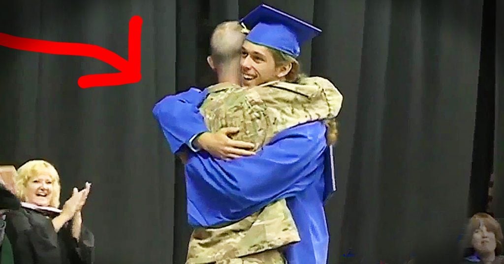 military dad surprises son at high school graduation GodUpdates