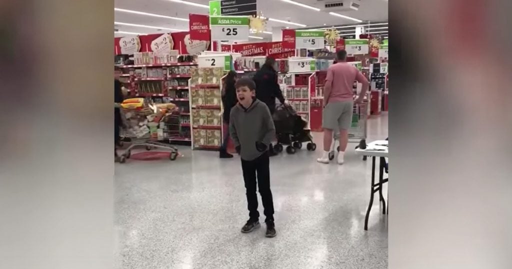 10-year-old With Autism Calum Sings In The Grocery Store