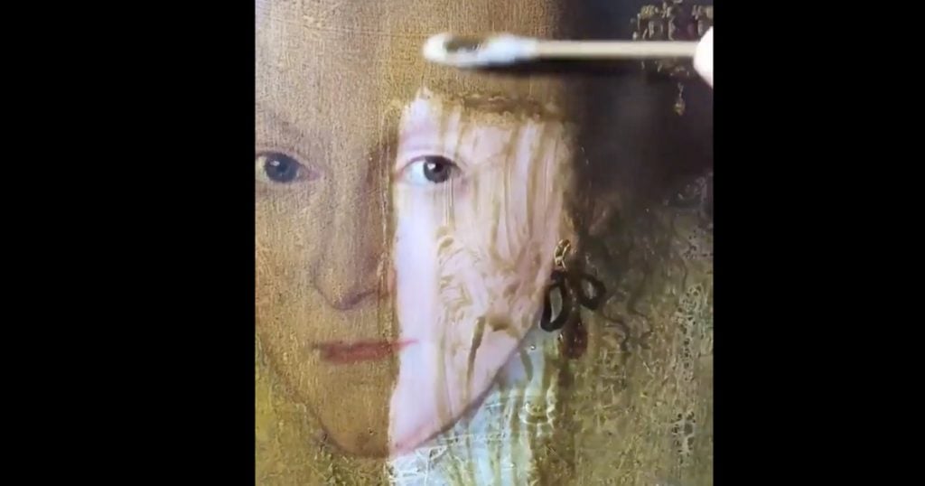 400-Year-Old Painting Gets Restored