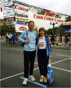 godupdates 80-year-old couple celebrates 57th wedding anniversary running marathon 2