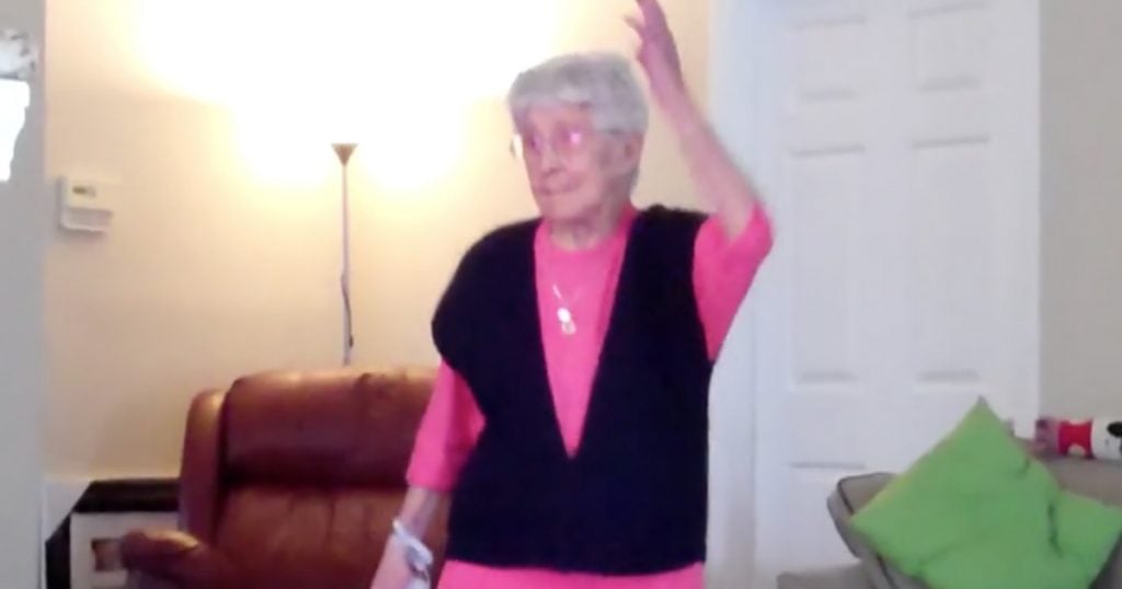 Spry 97-Year-Old Dances The Charleston