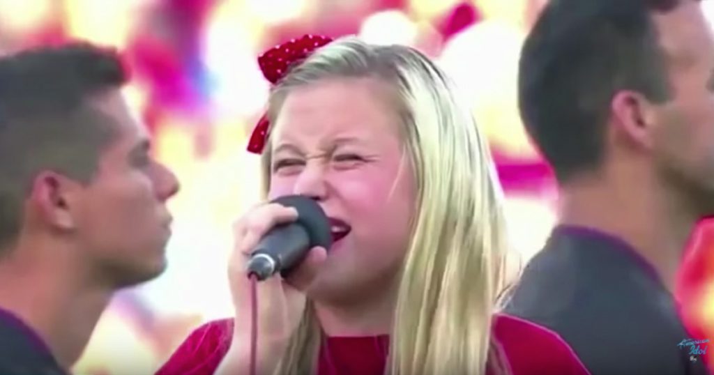 Girl Who Sang The Worst National Anthem Ever Auditions For American Idol