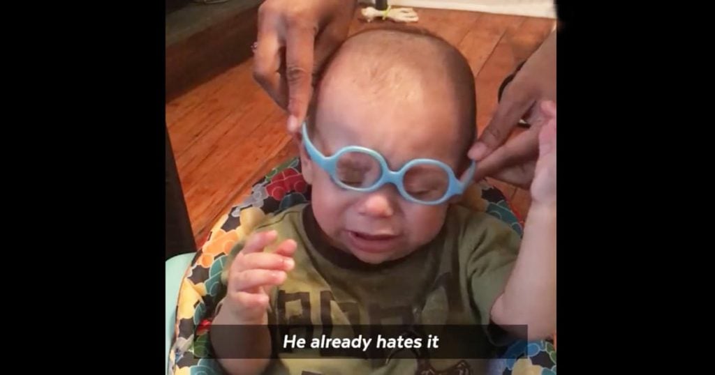 Baby Sees Parents With New Glasses_GodUpdates