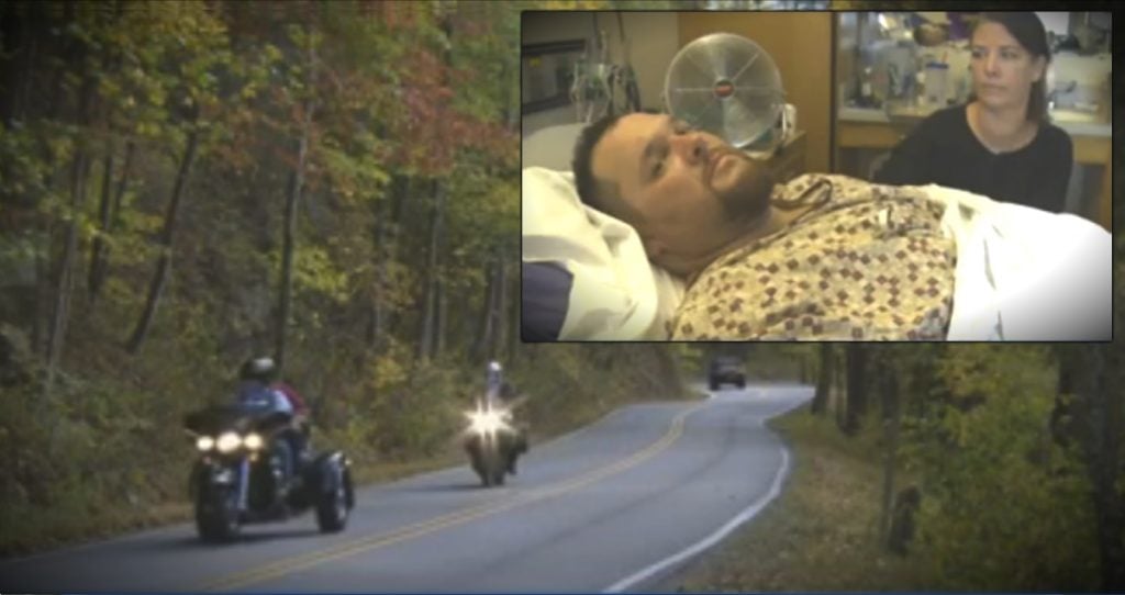 godupdates biker credits god and guardian angels motorcycle crash fb