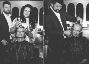 godupdates bride opts to shave her head for dying groom 4