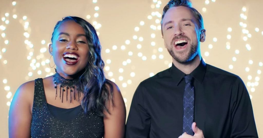 Christian Music Artist's Jamie Grace And Peter Hollens O Holy Night_GodUpdates