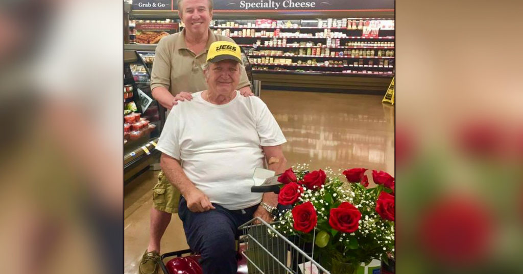 elederly widower celebrating late wife's birthday 1