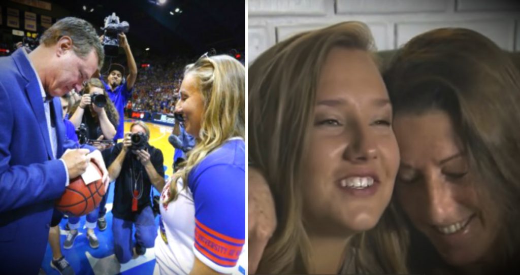 godupdates girl wins 10k half-court shot for nana fb