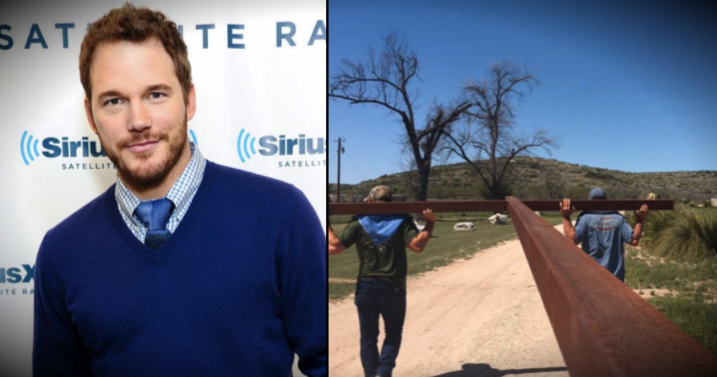 godupdates hollywood star chris pratt erects cross on easter fb