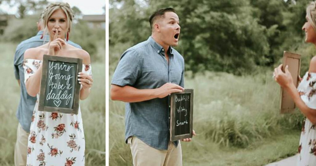 godupdates husband has best reaction to wife's surprise pregnancy annoucement fb