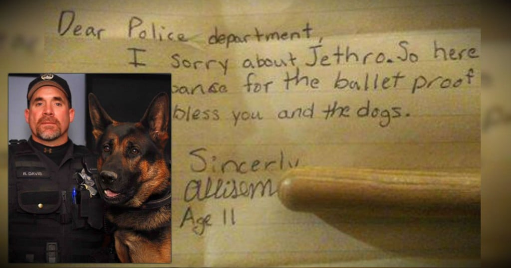 godupdates little girl donates allowance in honor of slain police dog fb