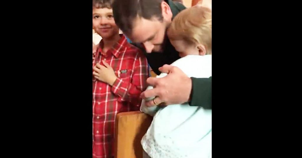 Little Girl Hugs Everyone At Church_GodUpdates