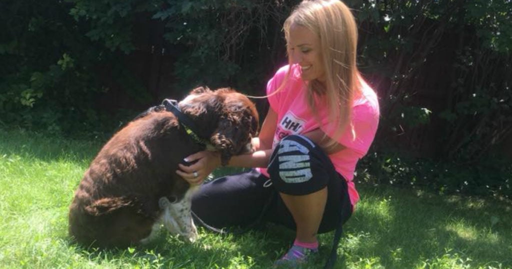 mom carried 55-pound injured dog down mountain 4