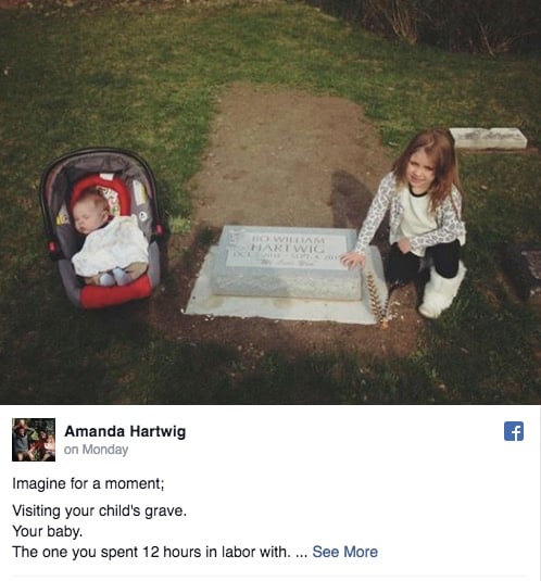 godupdates mom's emotional post about visiting her baby's grave 1