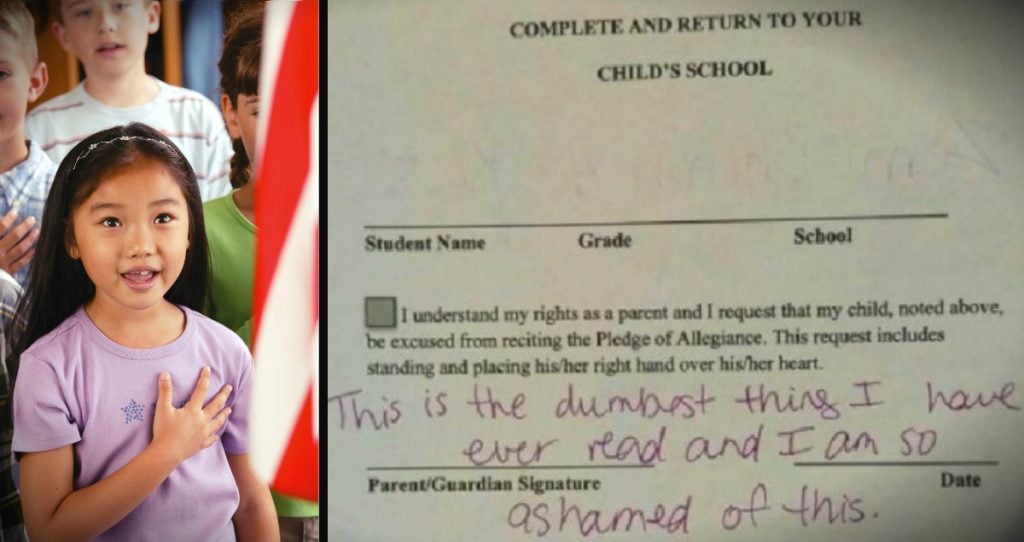 godupdates pledge of allegiance request form controversy fb