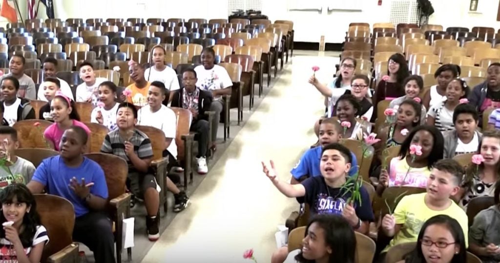 PS22 Choir sings 'I'm Gonna Love You Through It' for teacher battling cancer