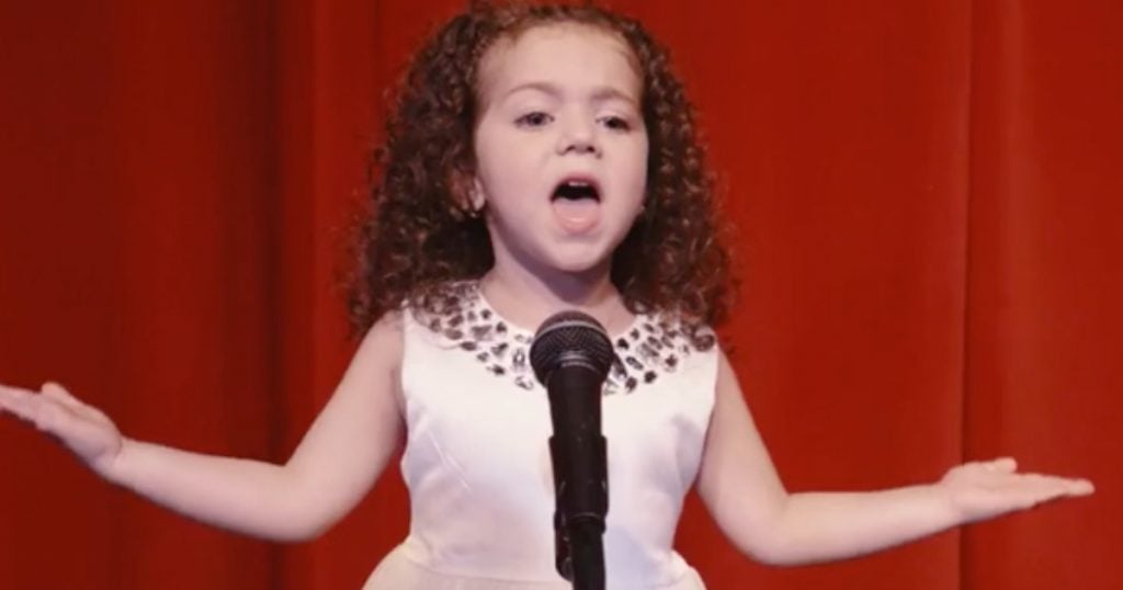 4-year-old Sophie Fatu Sings Frank Sinatra Classic 'My Way'