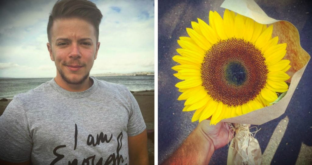 godupdates sunflower for stranger becomes sign from dead fiance fb