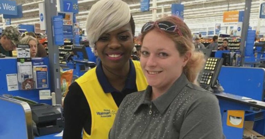 walmart cashier paid $100 groceries