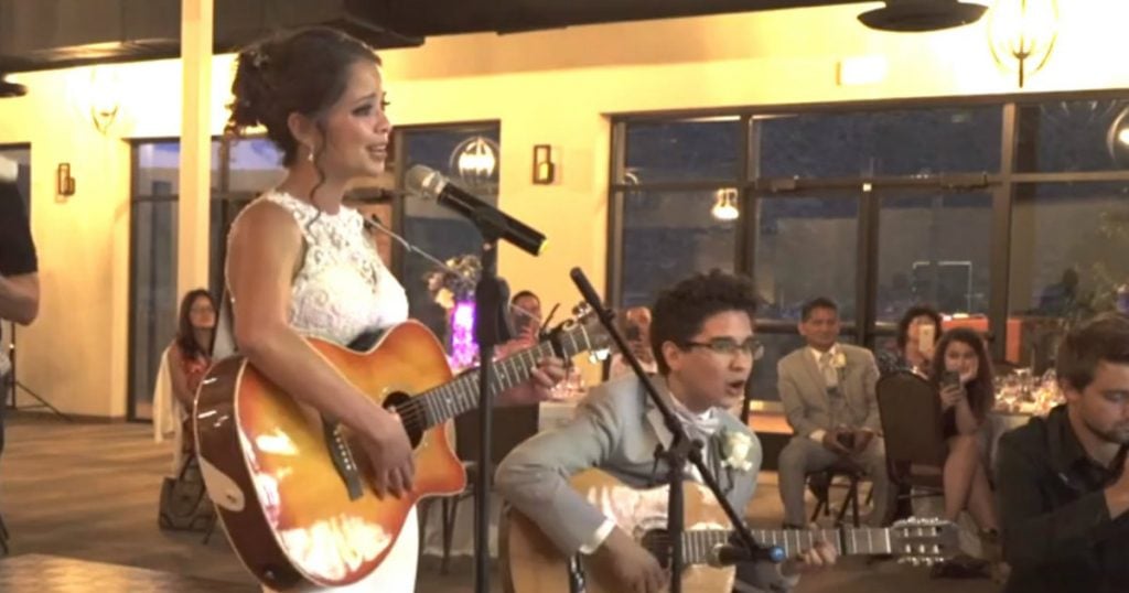 godupdates bride sings to groom