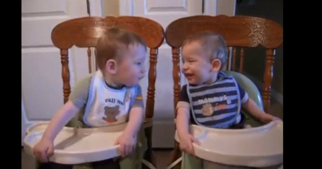 godupdates twin baby boys laugh