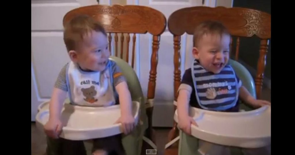 godupdates twin baby boys laugh