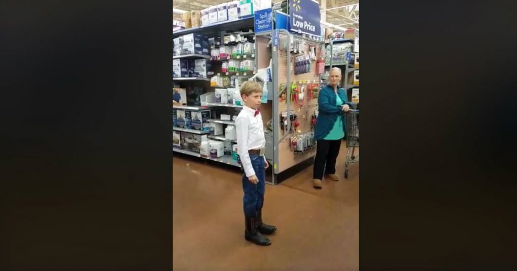 godupdates walmart boy sings