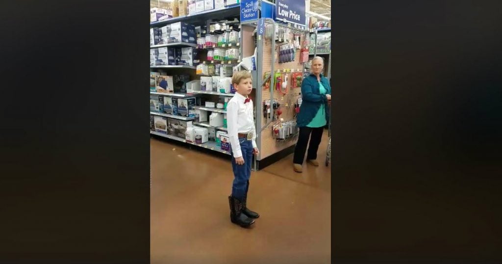 godupdates walmart boy sings