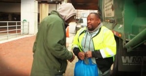 garbage man helps the homeless-Godvine