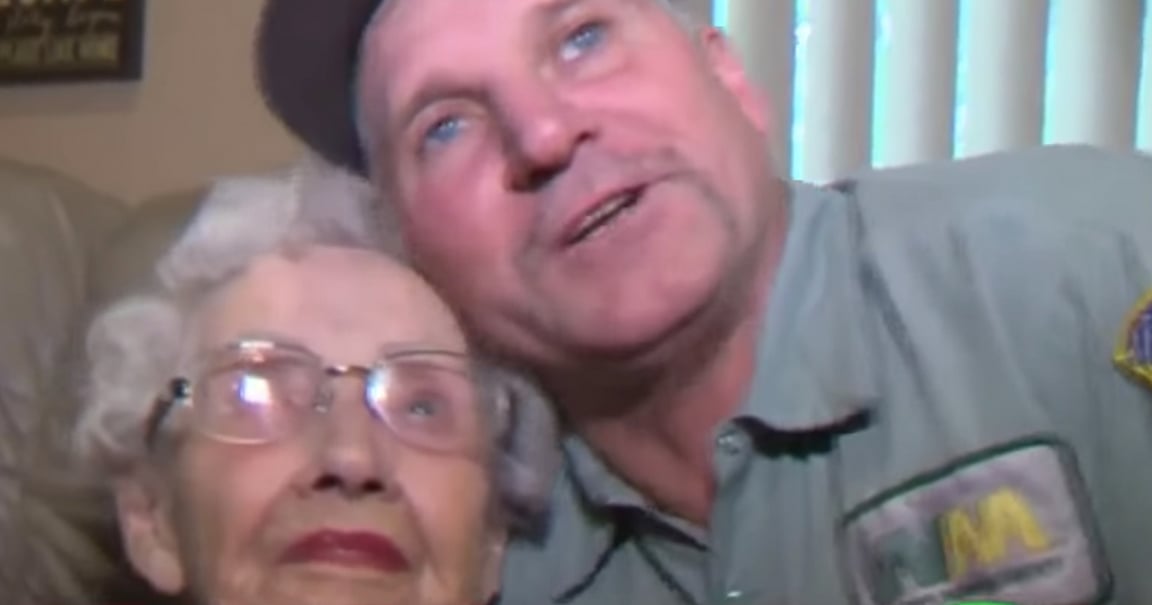 Trash Truck Driver Saves 93-Year-Old