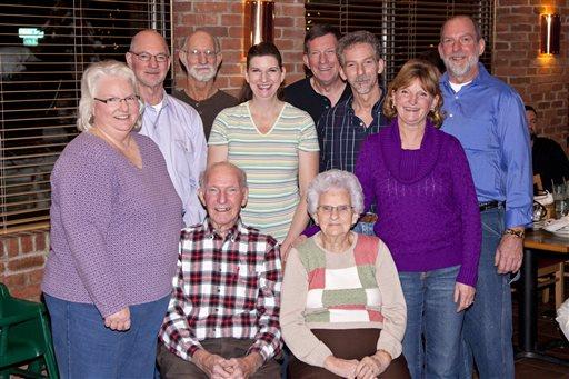 Kenneth and Felumlee with their eight children.