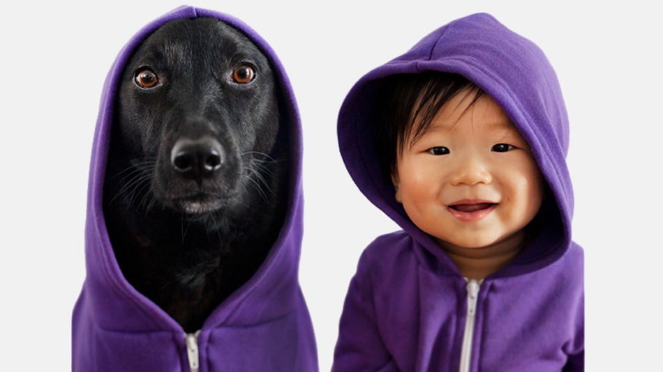 They wear the coolest purple hoodies.
