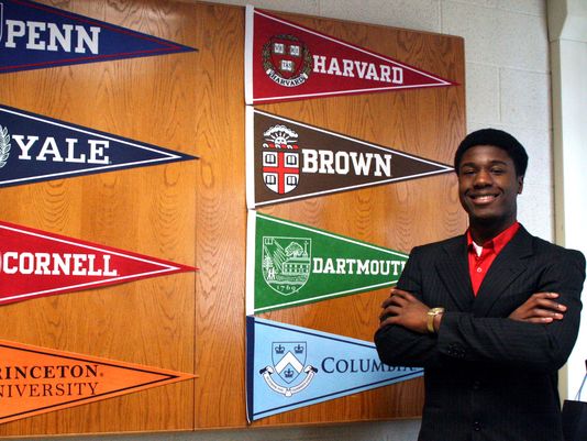 Kwasi Enin is happy about his tough choice. 