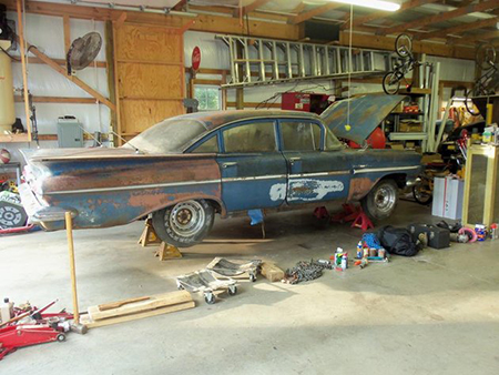 Car where love letter was found