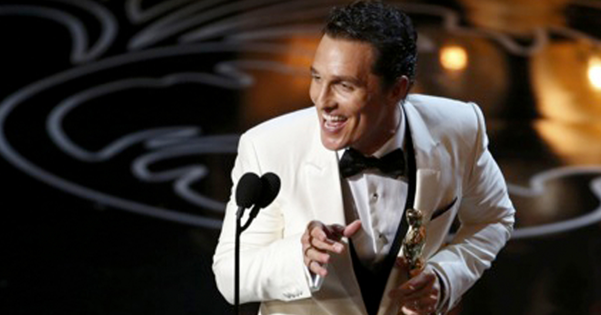 Oscar Winner Matthew Mcconaughey Boldly Thanks God In Acceptance Speech 