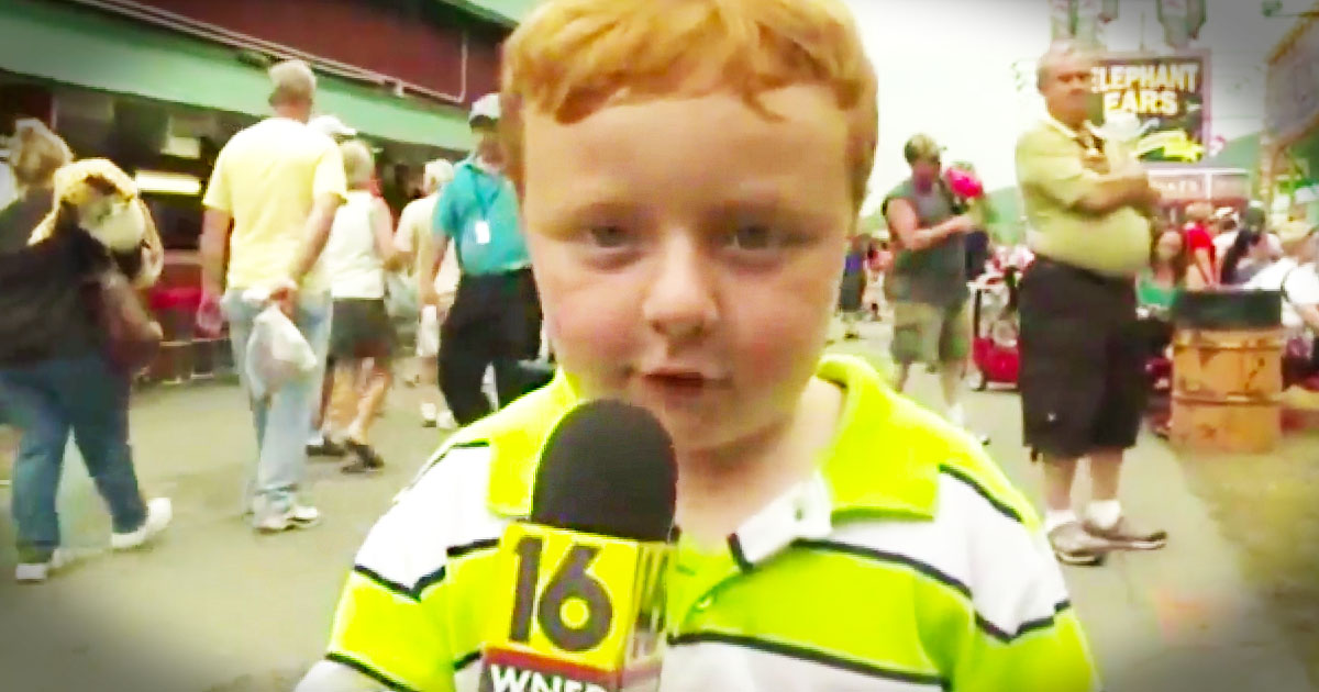 Apparently, This Little Cutie Had Never Been On TV Before. And ...