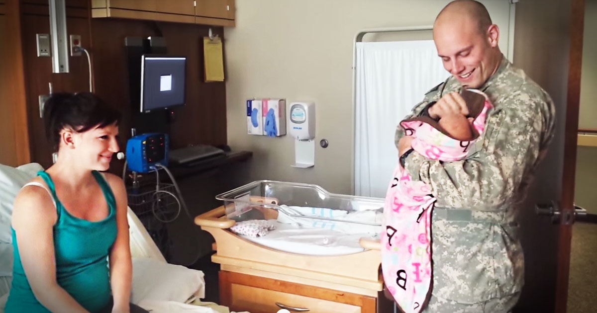 This Soldier Just Met His Daughter For The Very First Time And My