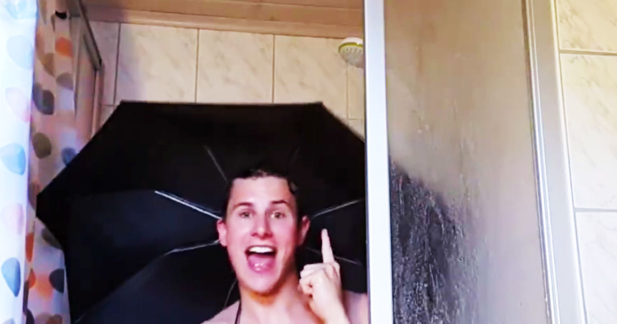 This Guy Just Took Singing In The Shower To A Whole New Level. And I'm
